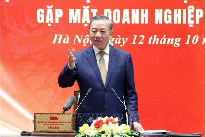 Tổng Bí thư, Chủ tịch nước Tô Lâm: Doanh nghiệp vững mạnh góp phần bồi đắp sức mạnh quốc gia